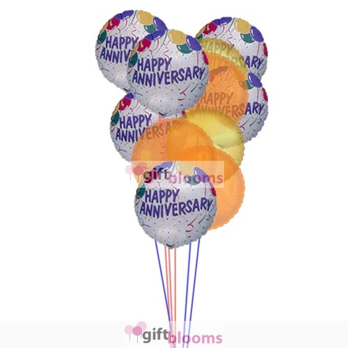 Balloons of wishing happy anniversary - [2119]